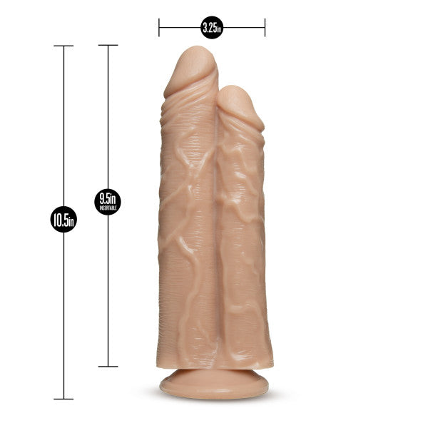 Dr. Skin - Double Trouble - Double Shaft Dildo - Vanilla by Blush