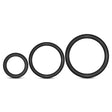 Blush Performance Pure Silicone Cock Ring Set — 3 Sizes, Black - BL-370815