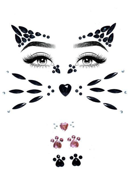 Leg Avenue Animal Rhinestone Stick-On Face & Body Jewels - LA-EYE031