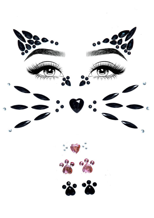 Leg Avenue Animal Rhinestone Stick-On Face & Body Jewels - LA-EYE031