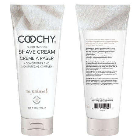 Classic Brands Coochy Au Natural Shave Cream, 12.5 fl oz - COO1001-12