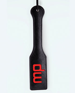 Lust PU Leather MP Paddle - Black by Lust