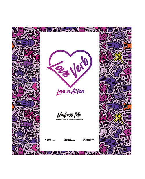 Love Verb Undress Me Copper-Infused Wand - Lilac by Love Verb