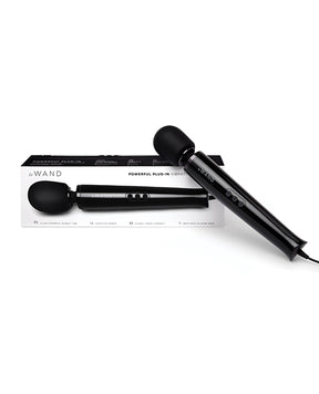 Le Wand Powerful Plug-In Vibrating Massager - Black by Le Wand