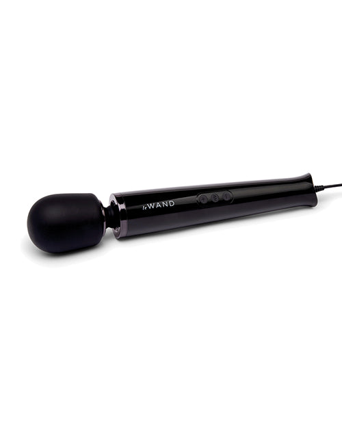 Le Wand Powerful Plug-In Vibrating Massager - Black by Le Wand