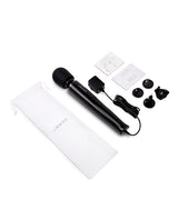Le Wand Powerful Plug-In Vibrating Massager - Black by Le Wand
