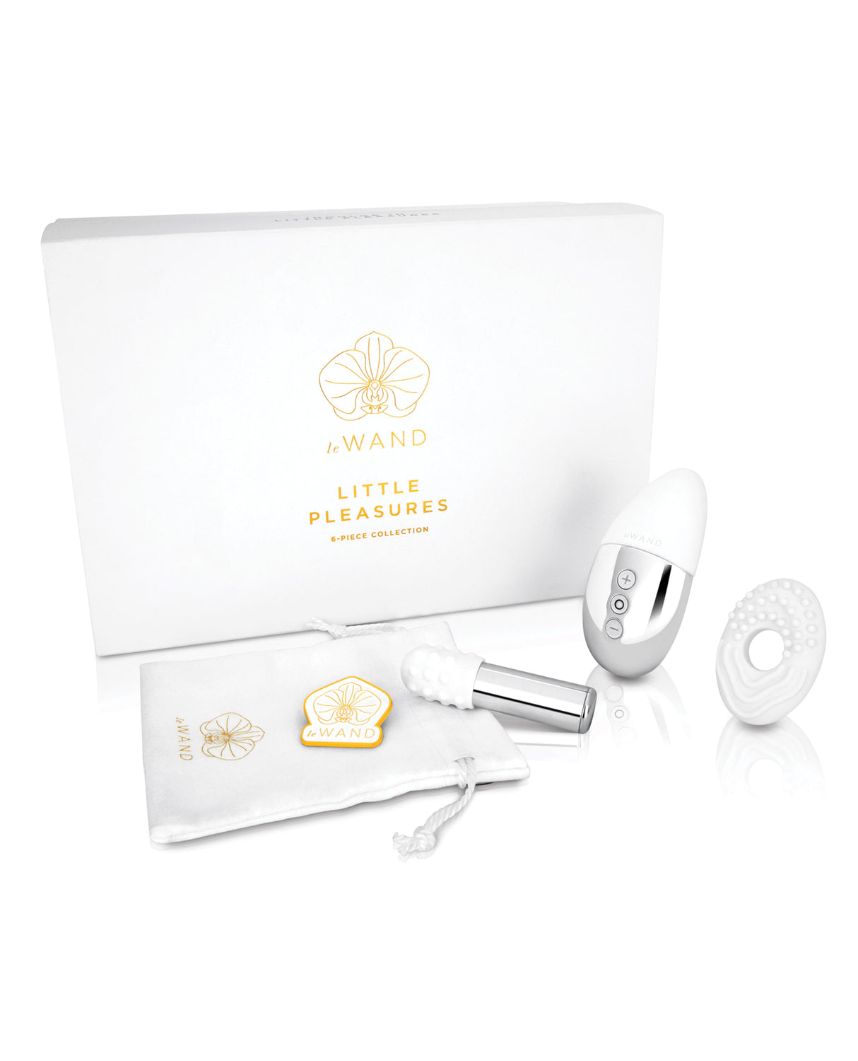 Le Wand Little Pleasures 6 pc Kit - Chrome by Le Wand