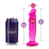 Blush B Yours Sweet n' Small 6 Inch Suction Cup Dildo, Pink - BL-14620