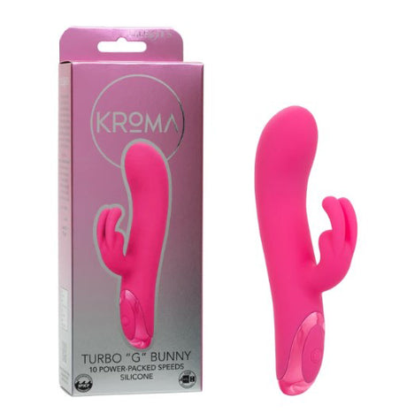 CalExotics Kroma Turbo G Bunny Dual Stimulator - Pink - SE4406853