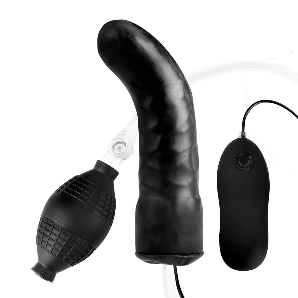 Lux Fetish 6" Inflatable Vibrating Dildo by Last Lixxx