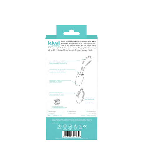 Kiwi Rechargeable Insertable Bullet - Tease Me Turquoise