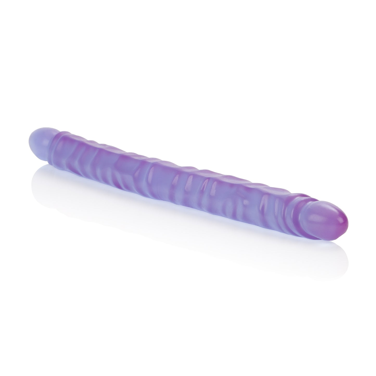 Slim Jim Duo 17 Inches Veined Super Slim Dong - Purple by CalExotics