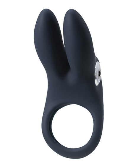 VeDO Sexy Bunny Rechargeable Cock Ring — Black Pearl - BU-0804