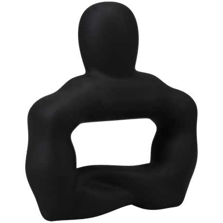 Doc Johnson Titanmen Power Muscle Cock Ring — 3.75 in Black - DJ3503-09-CD