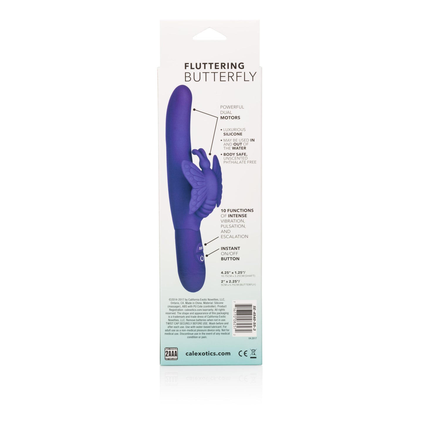 Fluttering Butterfly - Purple by CalExotics