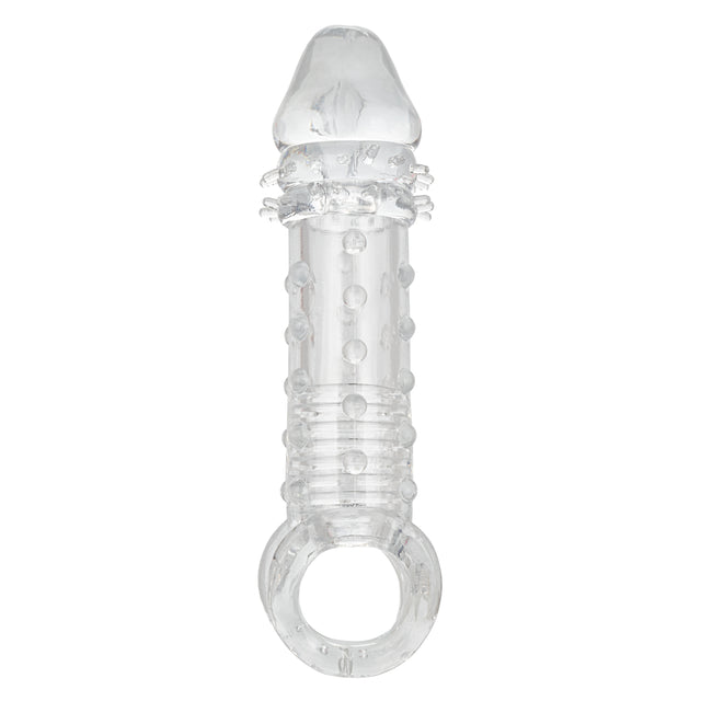 CalExotics Ultimate Stud Extender — Clear Penis Sleeve (+2") - SE1625402