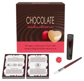 Kheper Games Chocolate Seduction Body Paint Kit — 1 oz & 36 Cards - KG-BGR111