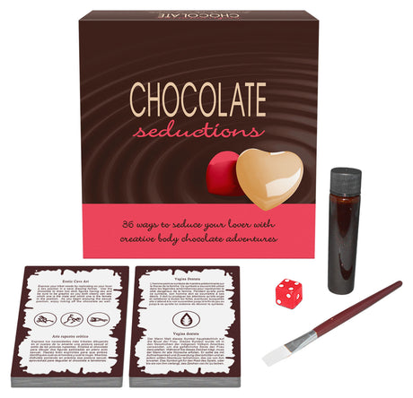 Kheper Games Chocolate Seduction Body Paint Kit — 1 oz & 36 Cards - KG-BGR111