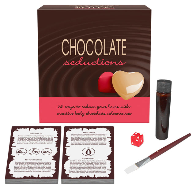 Kheper Games Chocolate Seduction Body Paint Kit — 1 oz & 36 Cards - KG-BGR111