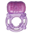 Cloud 9 Novelties Pleasure Tickler Vibrating Cock Ring - Purple - WTC63840