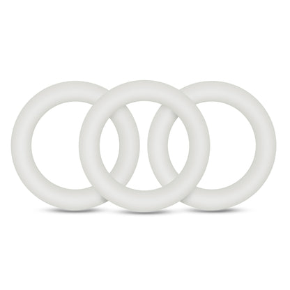 Performance - Vs2 Pure Premium Silicone Cockrings - Small - White by Blush