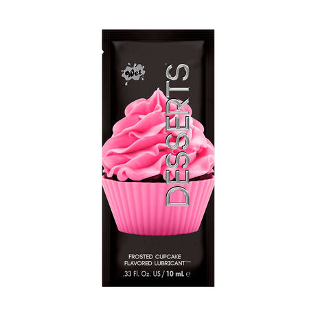 Wet Desserts Frosted Cupcake Flavored Lubricant, 10 mL - WT400