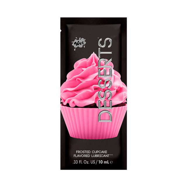 Wet Desserts Frosted Cupcake Flavored Lubricant, 10 mL - WT400