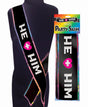 Little Genie He Plus Him Glitter Sash — 6 ft Adjustable - LG-NVC104