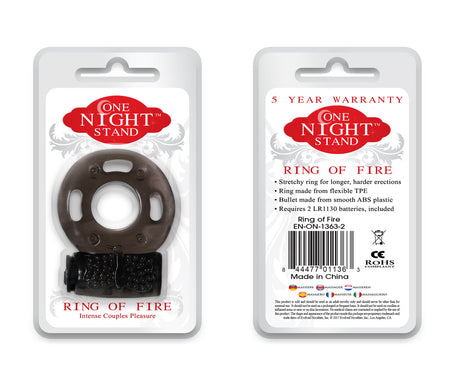Evolved Novelties Ring of Fire One Night Stand Vibrating Cock Ring - EN-ON-1363-2