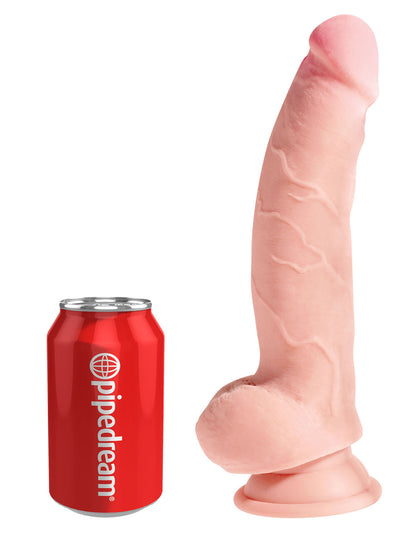 King Cock Plus Triple Density 8 Inch Cock With Balls - Flesh by Pipedream