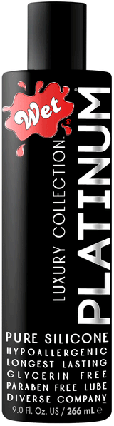 Wet Platinum Luxury Silicone Lubricant — 9 fl. oz. - WT20702