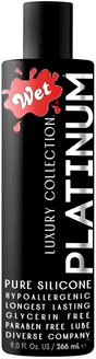 "Wet Platinum Luxury Silicone Lubricant - 9 Fl. Oz. WT20702"