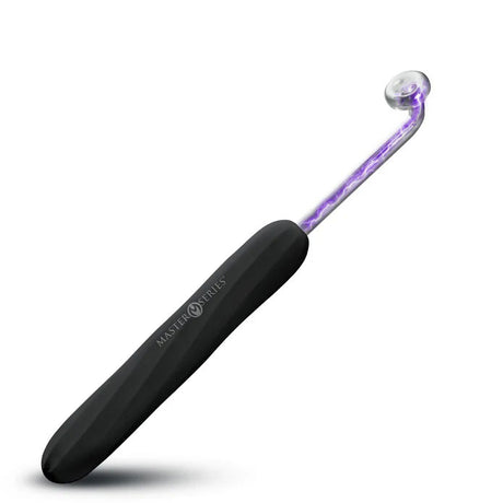 XR Brands Elektra E-Stim Wand — Cordless Rechargeable, Black, 13 in - MS-AH727-BLACK