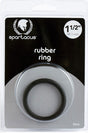 1.5 Inch Rubber C-Ring - Black by Spartacus