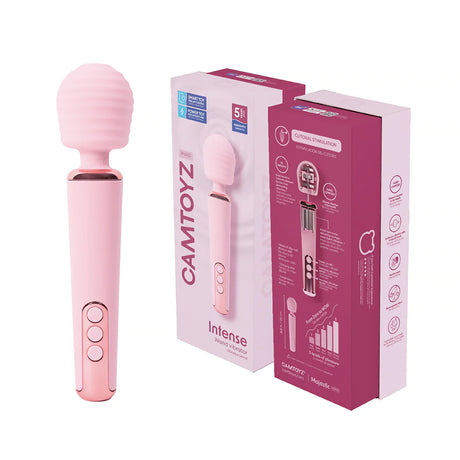 Camtoyz Intense App-Controlled Wand Vibrator — Pink - CT-JVB-1139I