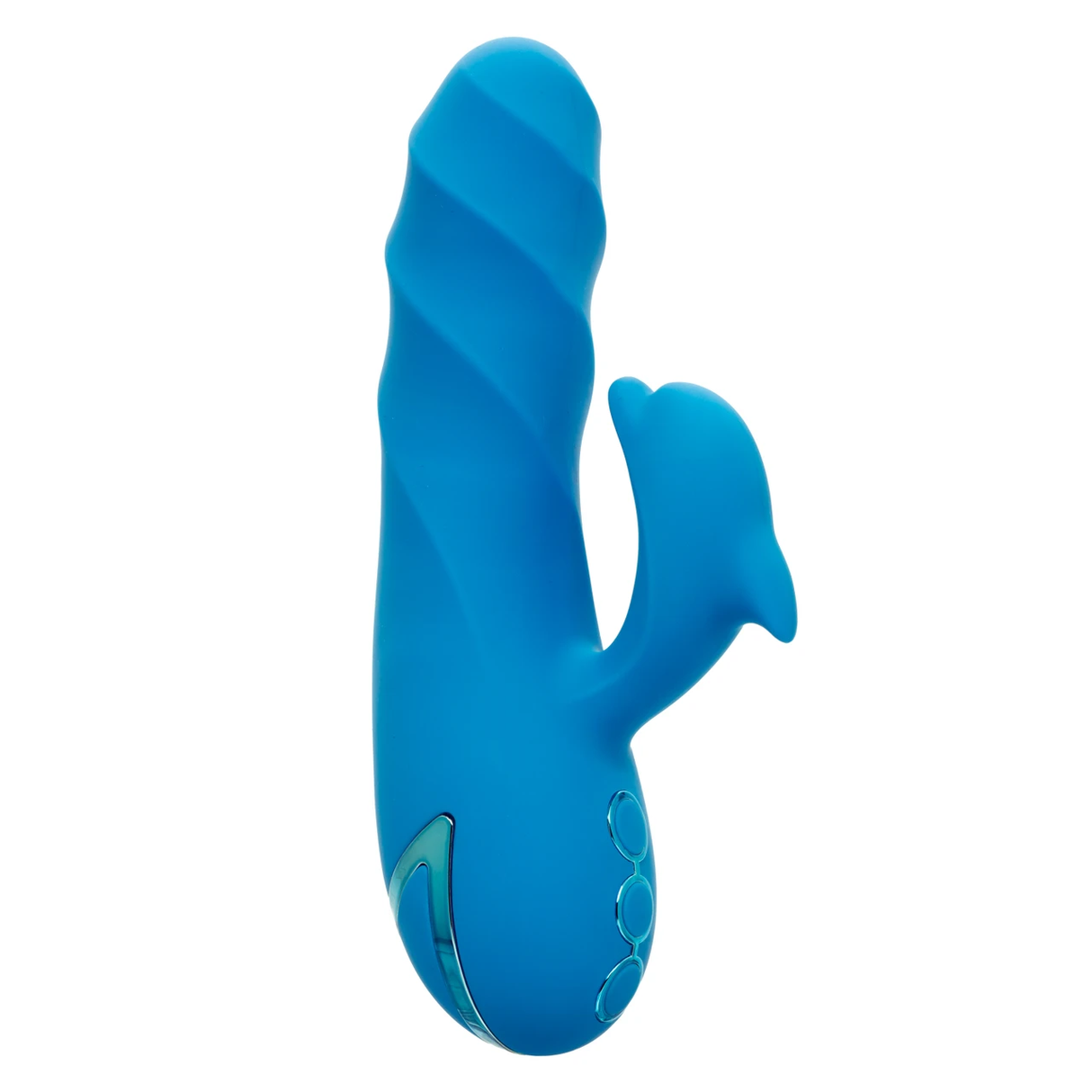 CalExotics Frisco Fantasy Thrusting Dual Stimulator, Blue - SE4348073