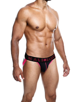 Male Basics Neon Jockstrap Coral XL by MaleBasics