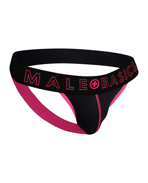 Male Basics Neon Jockstrap Coral XL by MaleBasics