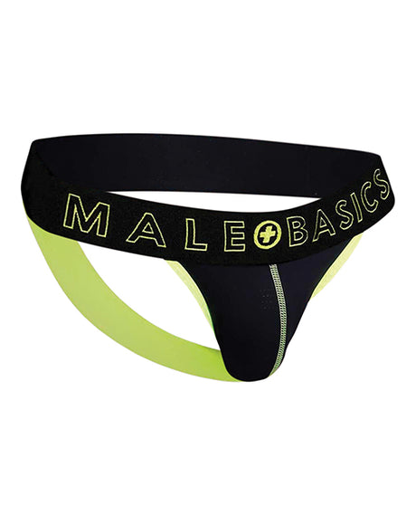 MaleBasics Neon Jockstrap — Neon Yellow, Small