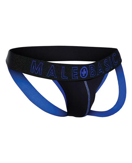 MaleBasics Neon Jockstrap — Royal XL