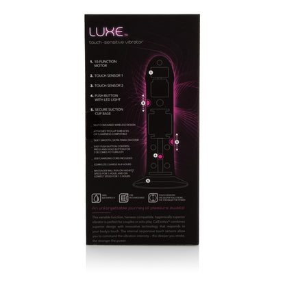 Luxe - Touch Sensitive Vibrator - Purple by CalExotics
