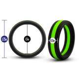 Performance - Silicone Go Pro Cock Ring - Black/green/black by Blush