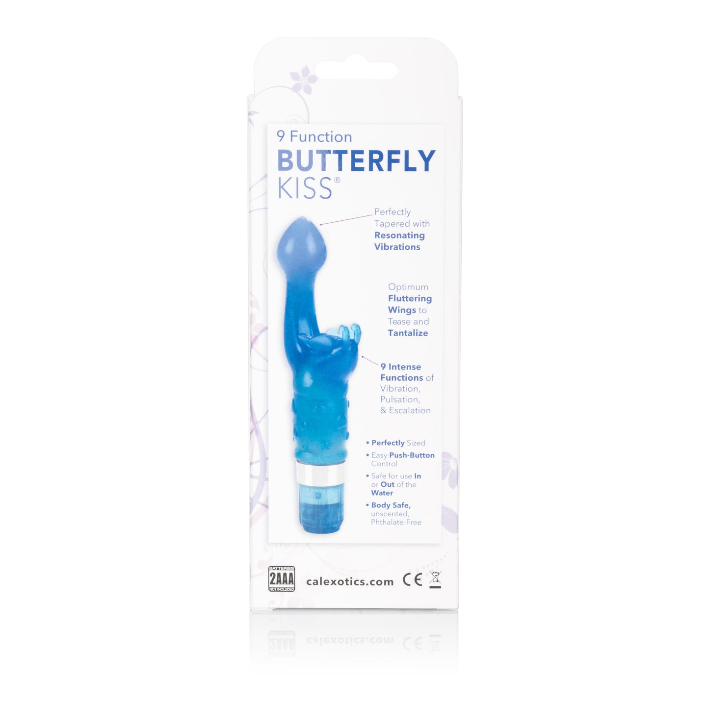 9 Function Butterfly Kiss - Platinum Edition - Blue by CalExotics