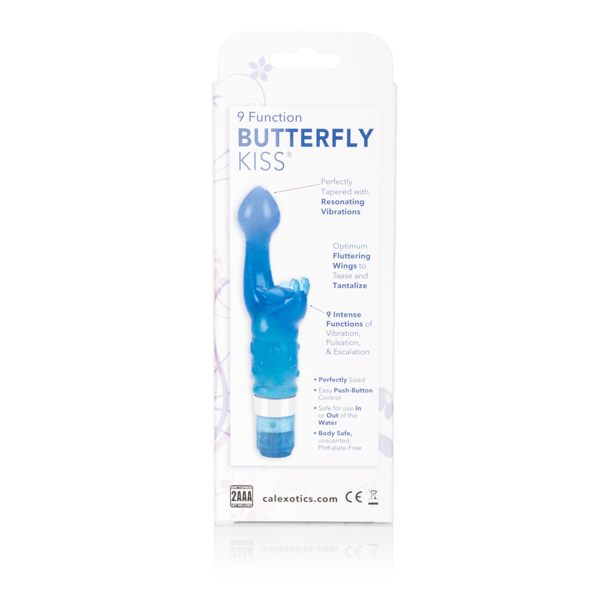 9 Function Butterfly Kiss - Platinum Edition - Blue by CalExotics