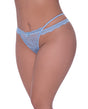 Ooh La Lace Peek-a-Boo Cheeky Panty Periwinkle QN by Exposed