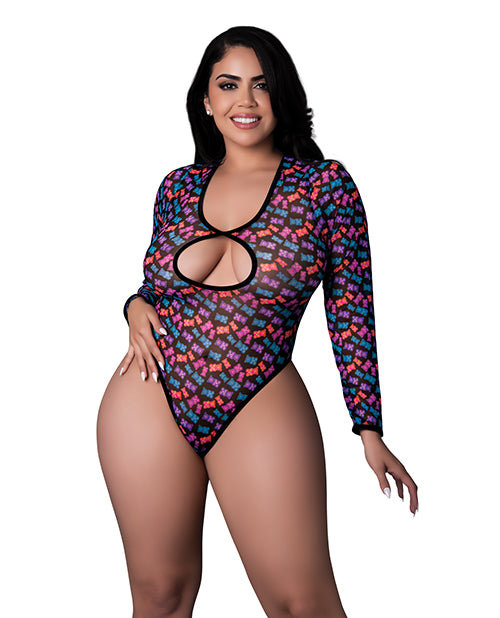 Hazy Dayz Gummy Bears Blacklight Reflective Teddy - Multi QN by Exposed