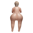 CalExotics Heavy Heather Inflatable Doll — Ivory, 60 in - SE7600303