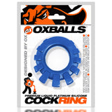 Cock-Lug Lugged Cockring - Marine Blue