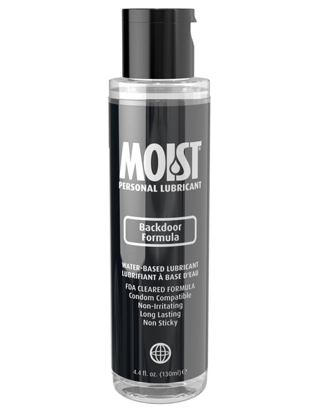 Pipedream Moist Water-Based Lubricant — Backdoor Formula, 4.4 oz - PD9402-00