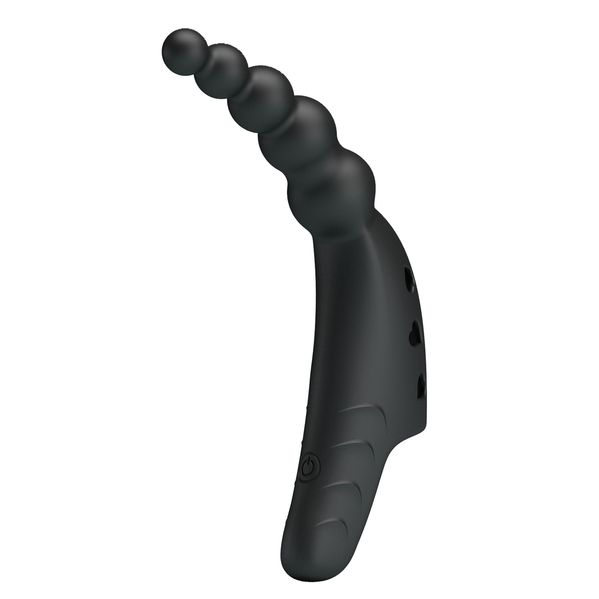 Pretty Love Jordin Beaded Finger Vibe — Black - BI-300088